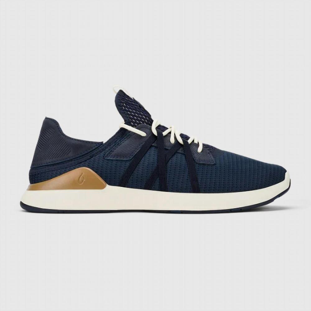 NEW OLUKAI men's mio li sneaker in trench blue/natural